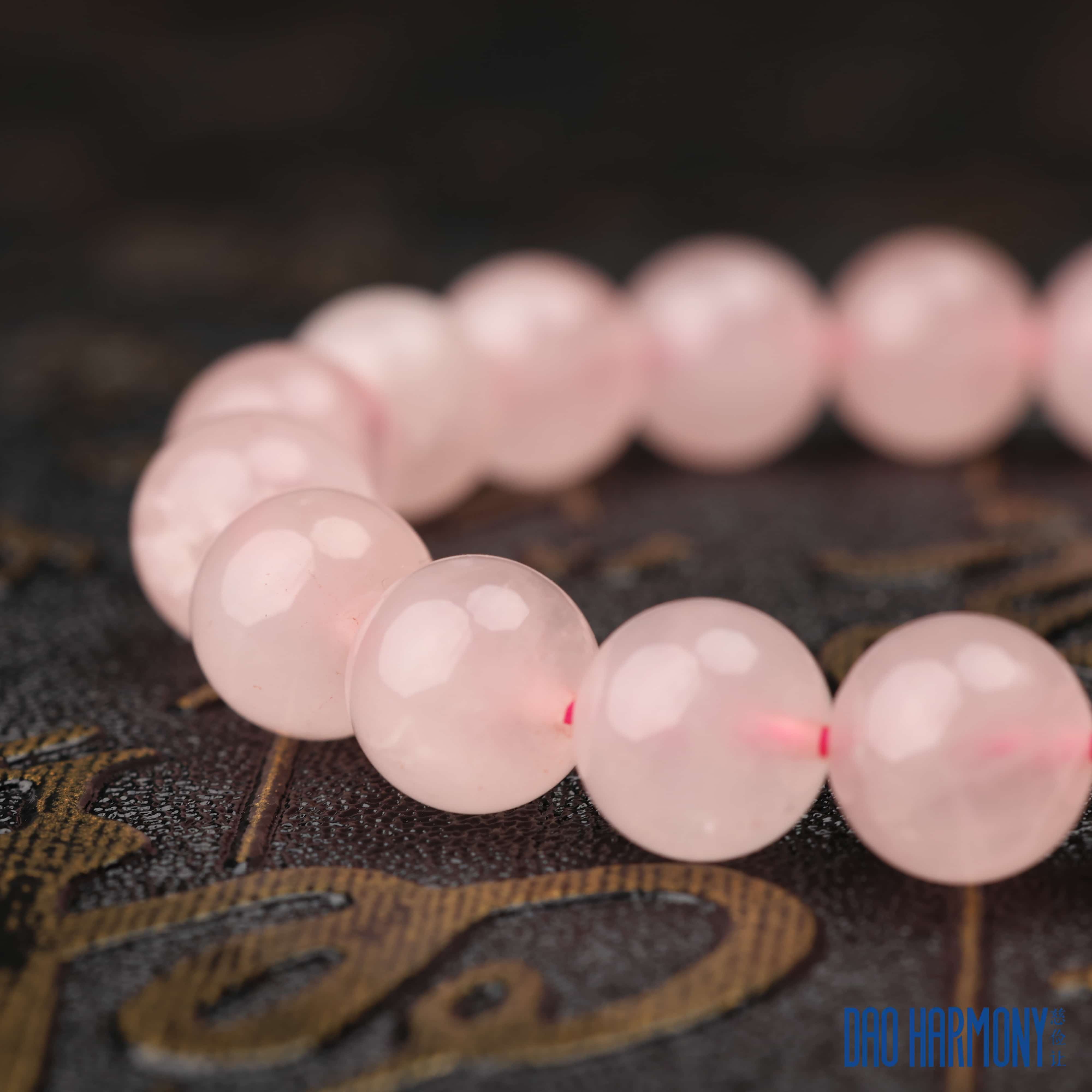 Natural Madagascar pink crystal bracelet