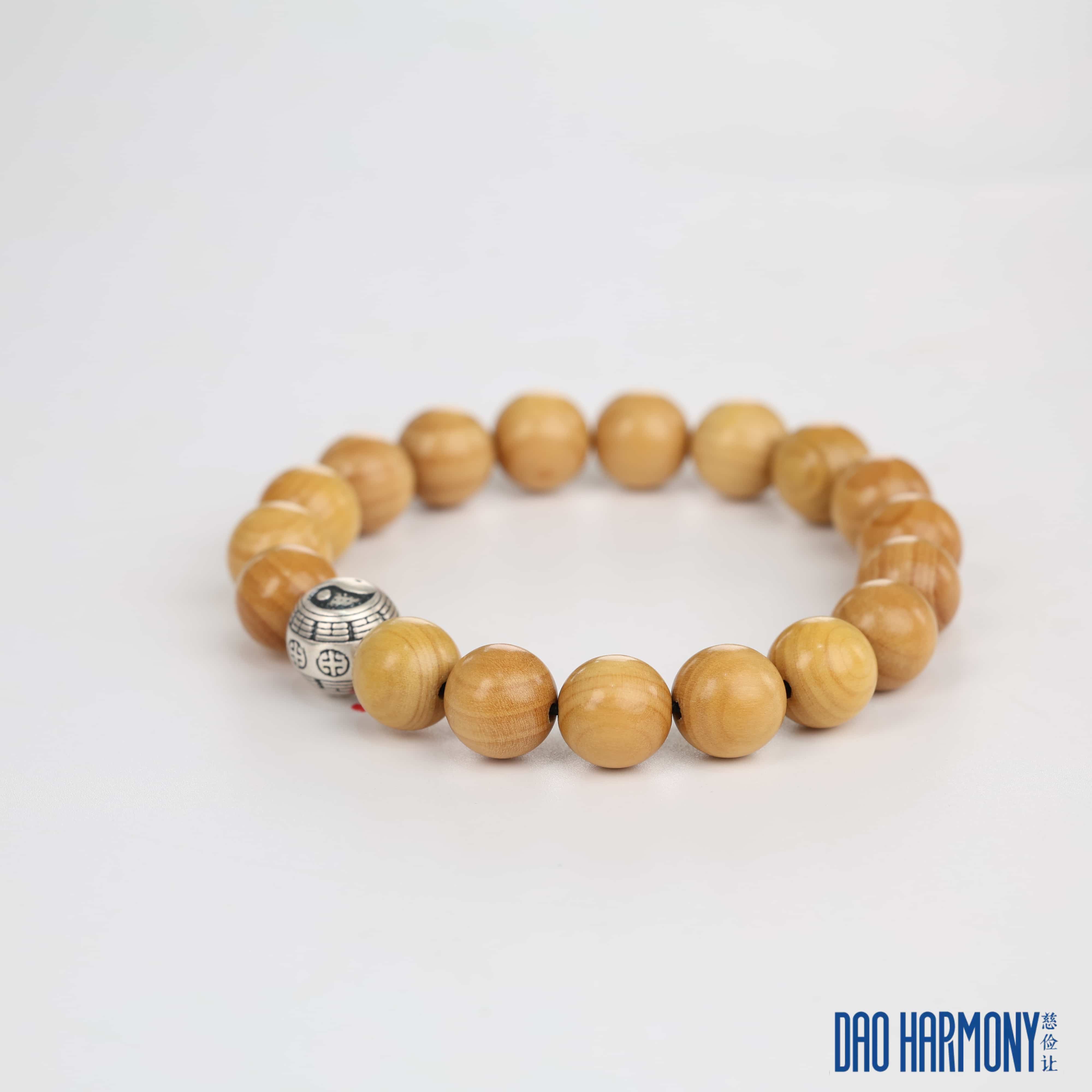 Ziwei Taboo Pendant·Wood Inlaid Silver Pendant