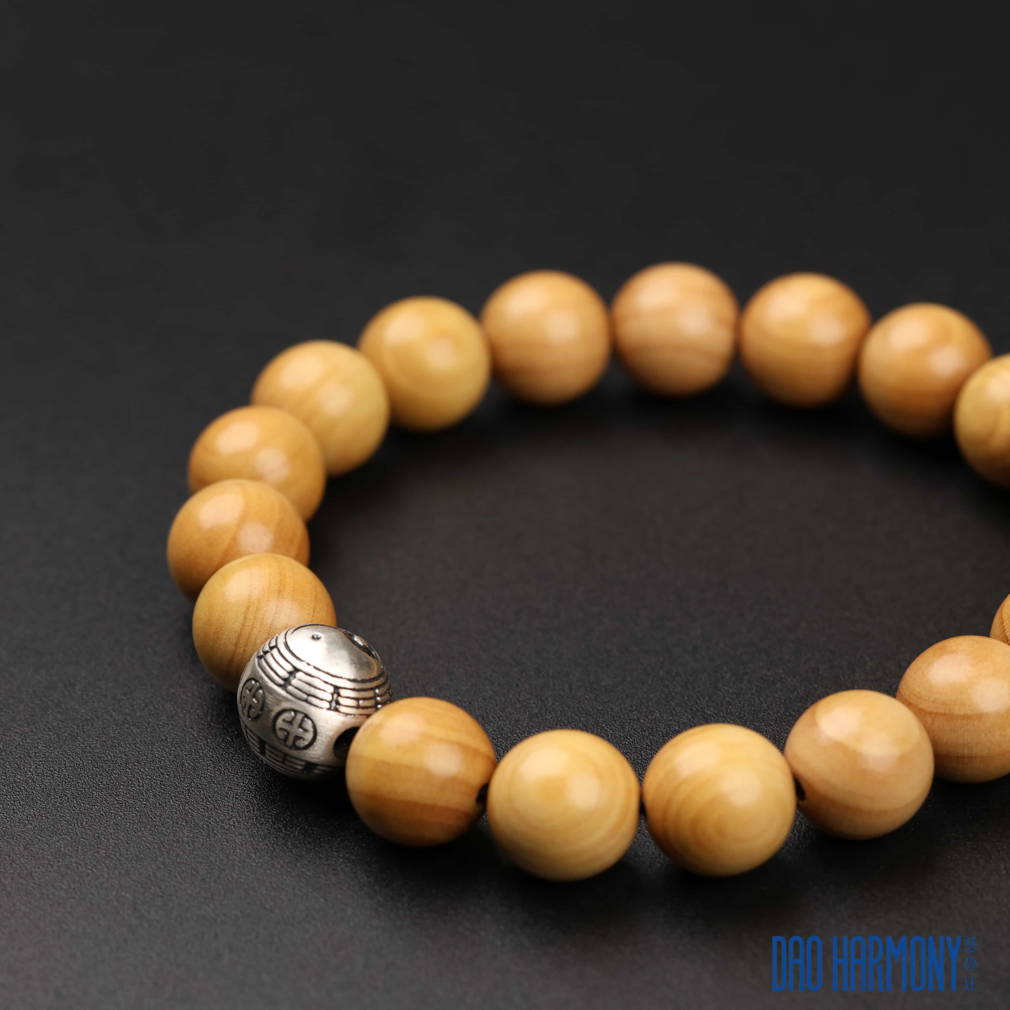 Ziwei Taboo Pendant·Wood Inlaid Silver Pendant