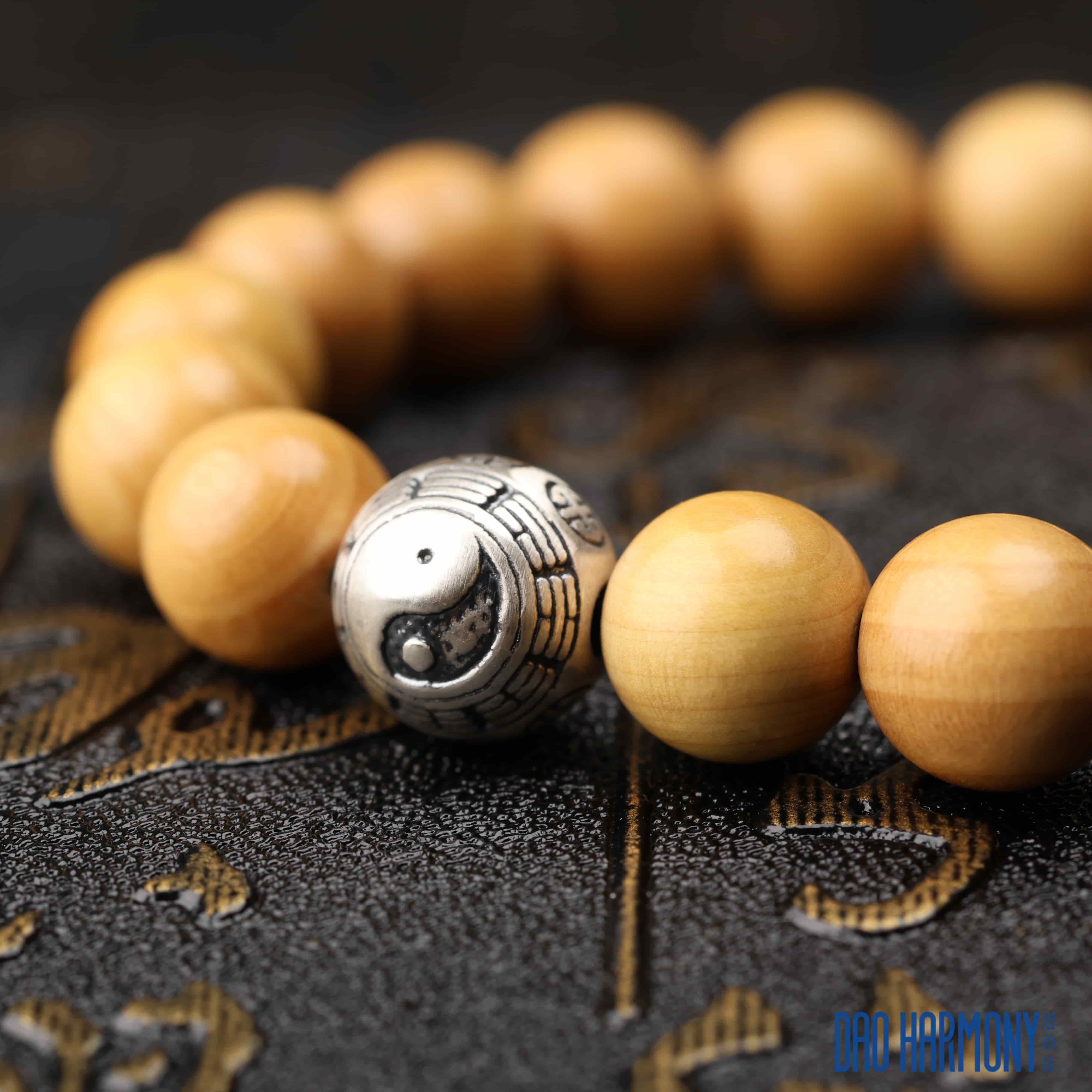 Ziwei Taboo Pendant·Wood Inlaid Silver Pendant