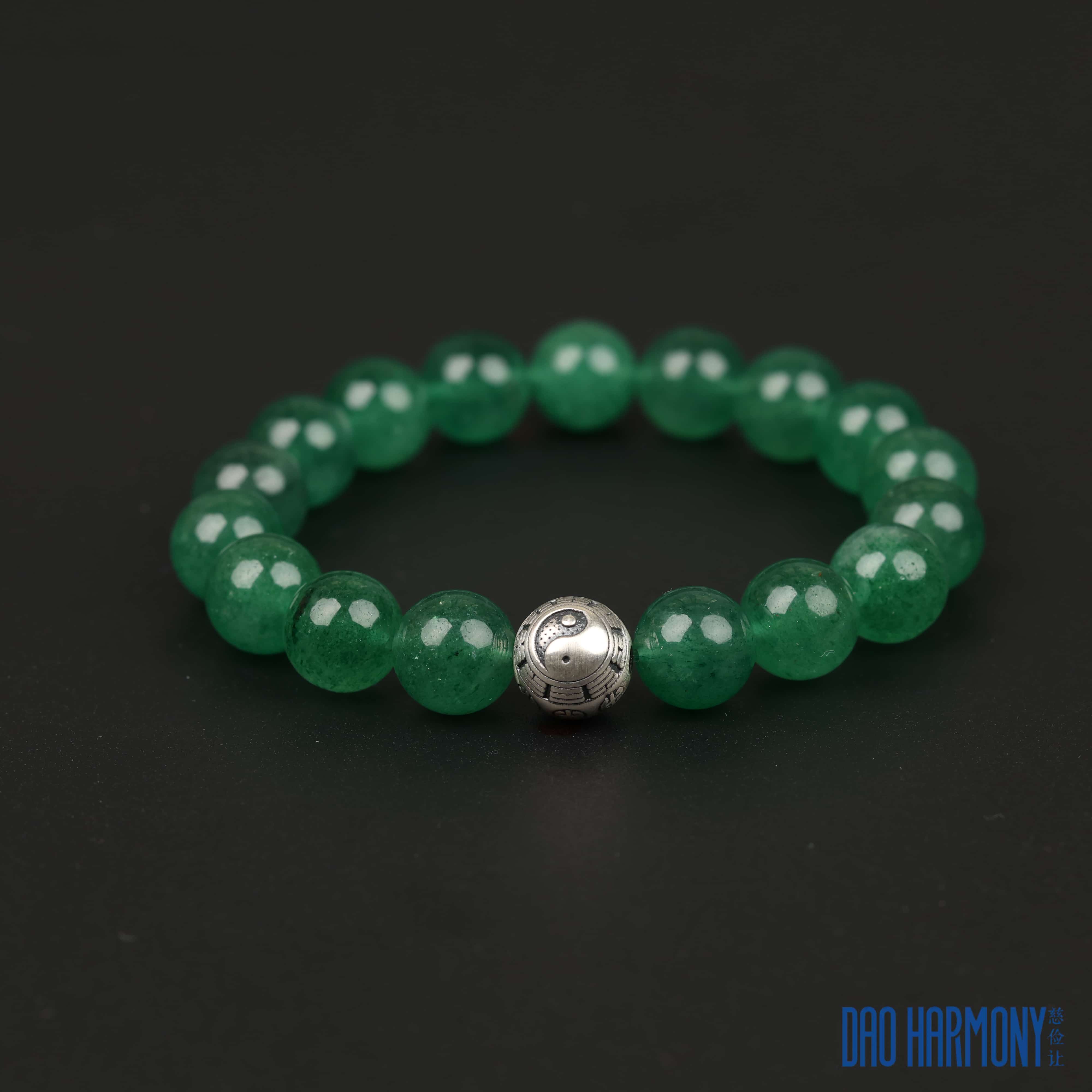 Old green sandalwood with Alxa and South Red Agate bracelet