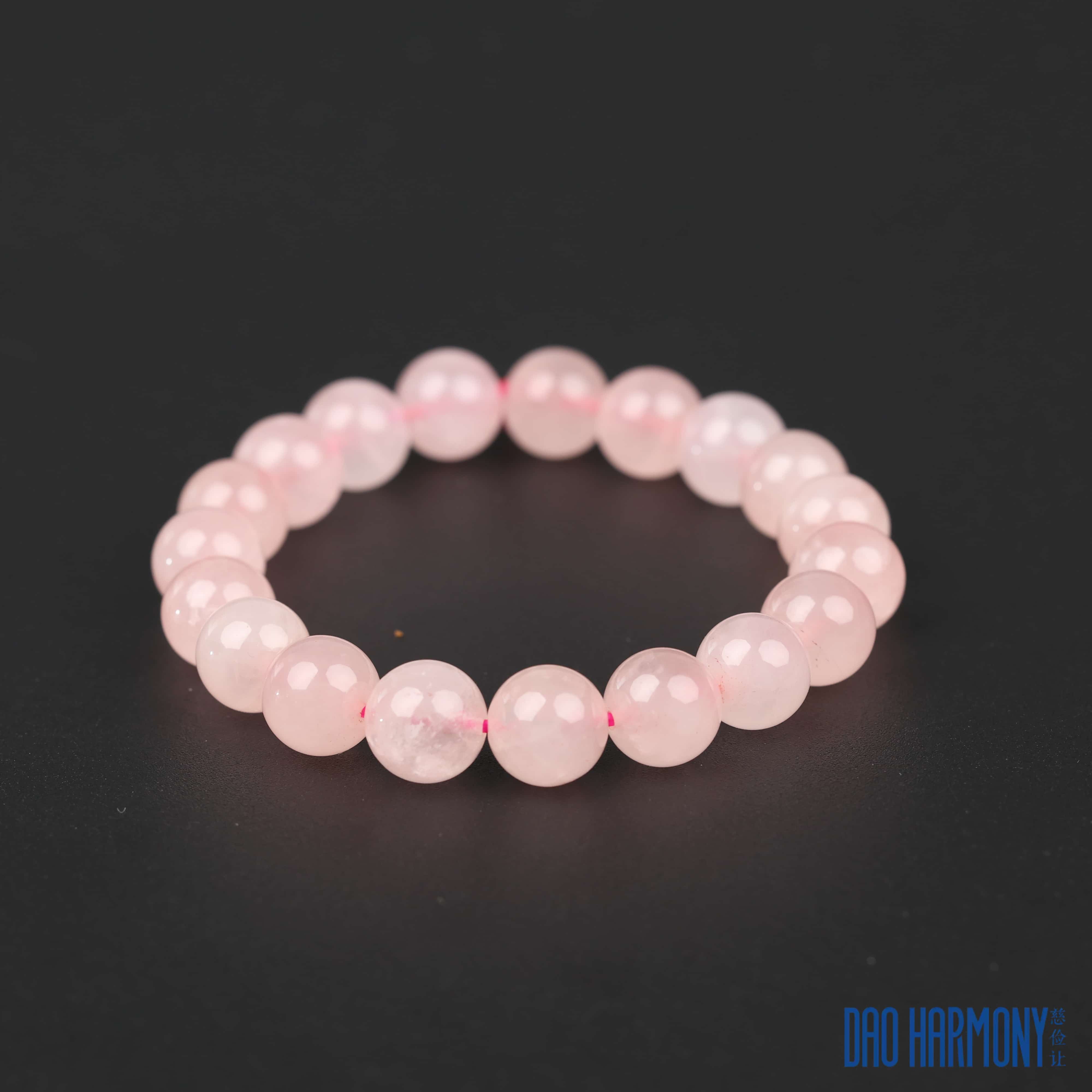 Natural Madagascar pink crystal bracelet